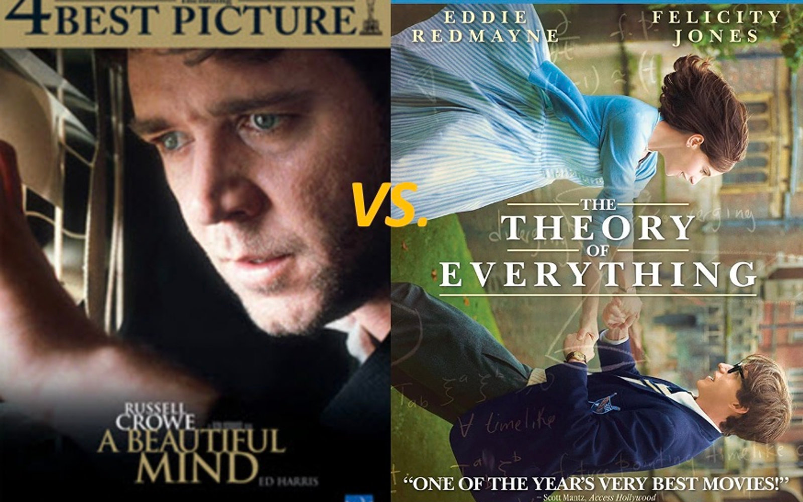 A Beautiful Mind vs The Theory of Everything